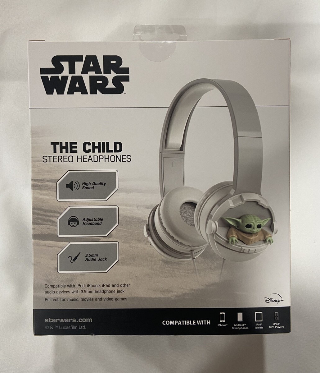 Disney Star Wars The Mandalorian The Child Baby Yoda Stereo Headphones