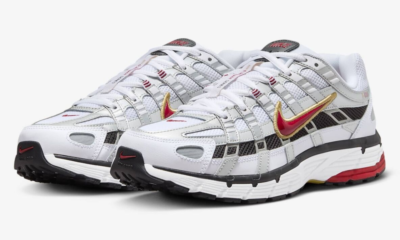 Nike P-6000 Bowerman Series White/Platinum-Varsity Red