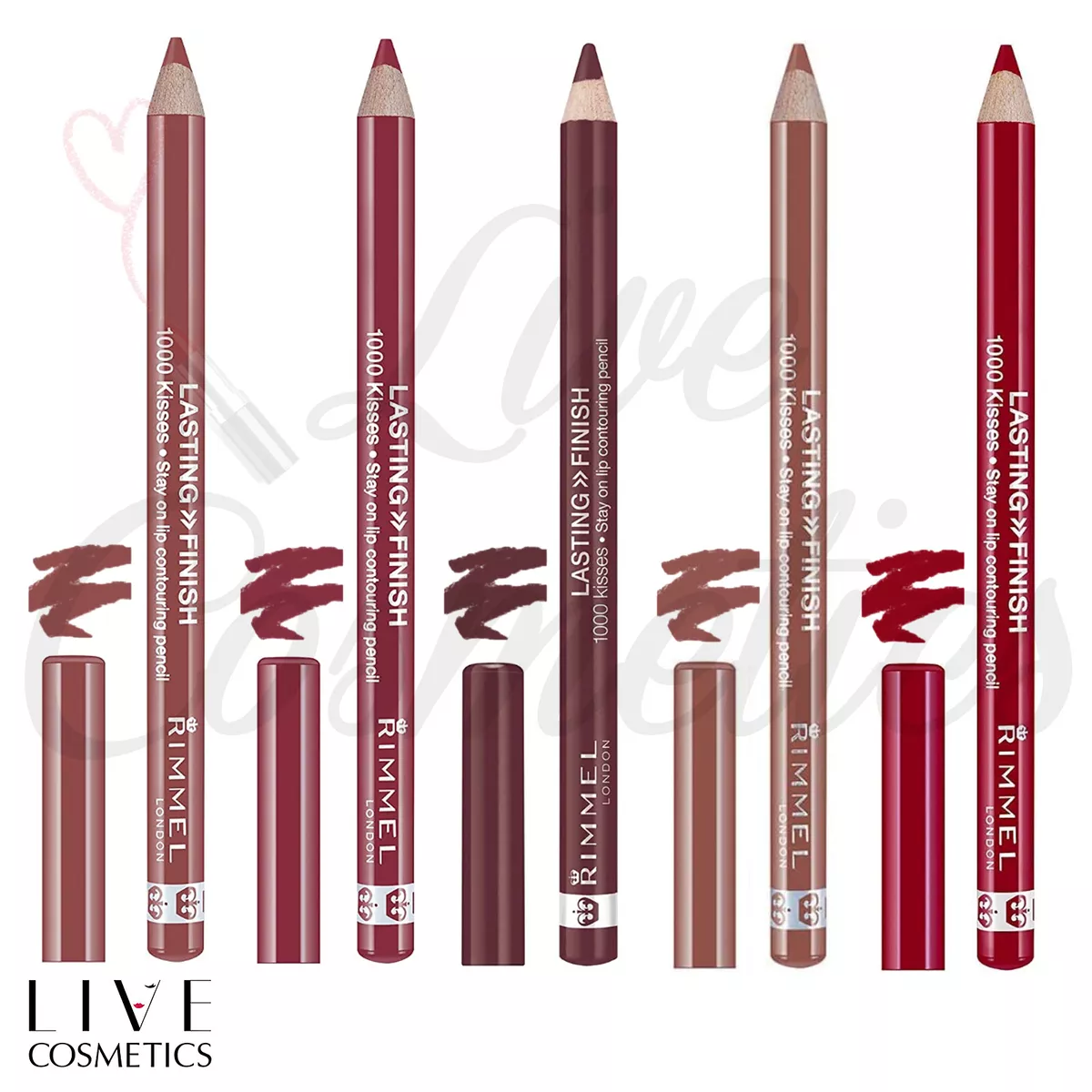 Rimmel Lasting Finish 1000 Kisses Lip Liner Pencil Contour *CHOOSE YOUR  SHADE*