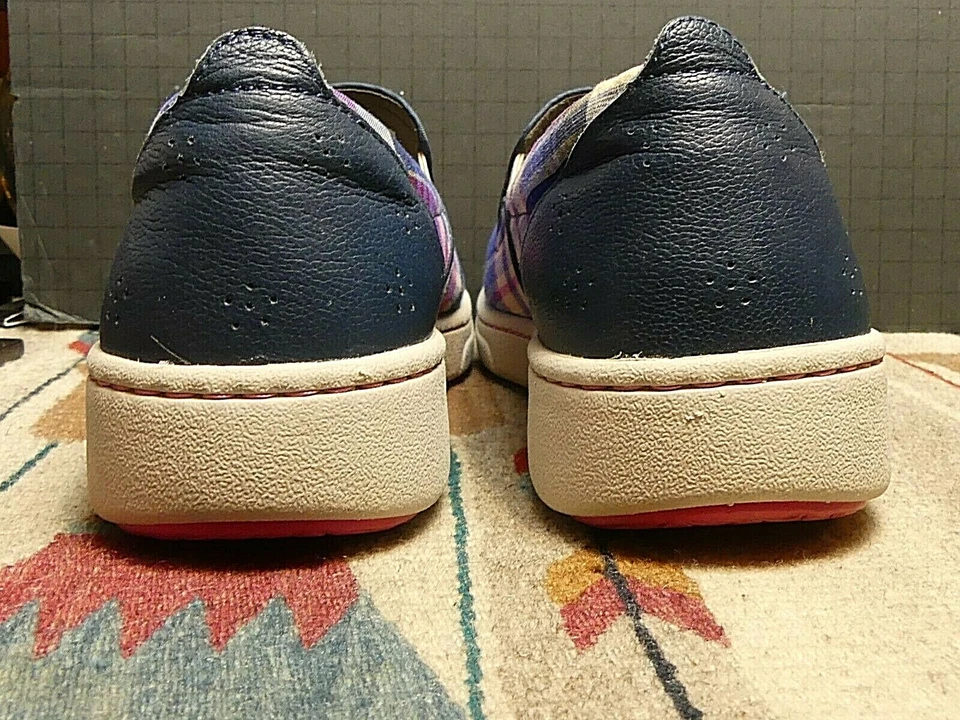 Mocasín informal para mujer Dansko Madras de algodón a cuadros talla 40/9,5 M ¡COMO NUEVO! Foto 4 de 4