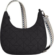 Travelon Boho Anti-theft Slouchy Crossbody One Size, Black 