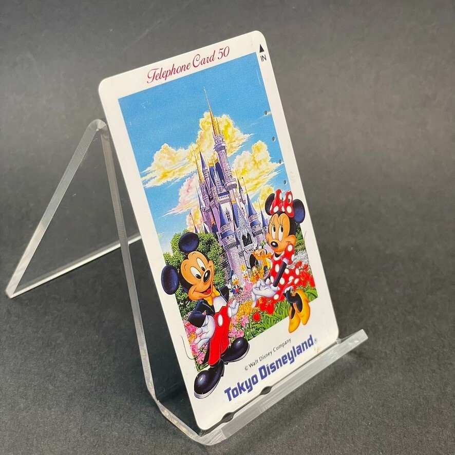 Tokyo Disneyland Vintage Phone Card Mickey Mouse Minnie Japan