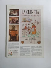La Cuineta La Bona Cuina La Cuineta De Palamos Restaurants glossy ad Barcelona 