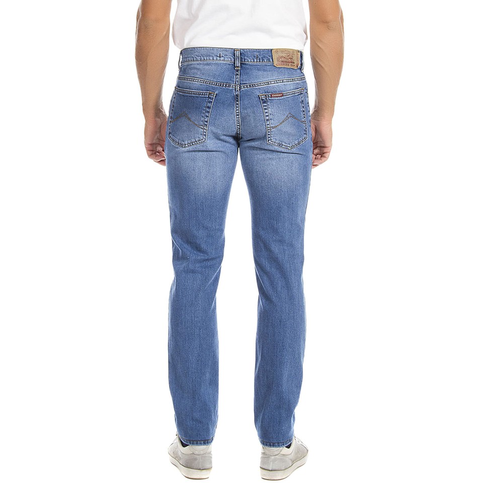 Giosal Pantalone Uomo Lungo Elastico Riga Stretta Cotone Made in Italy