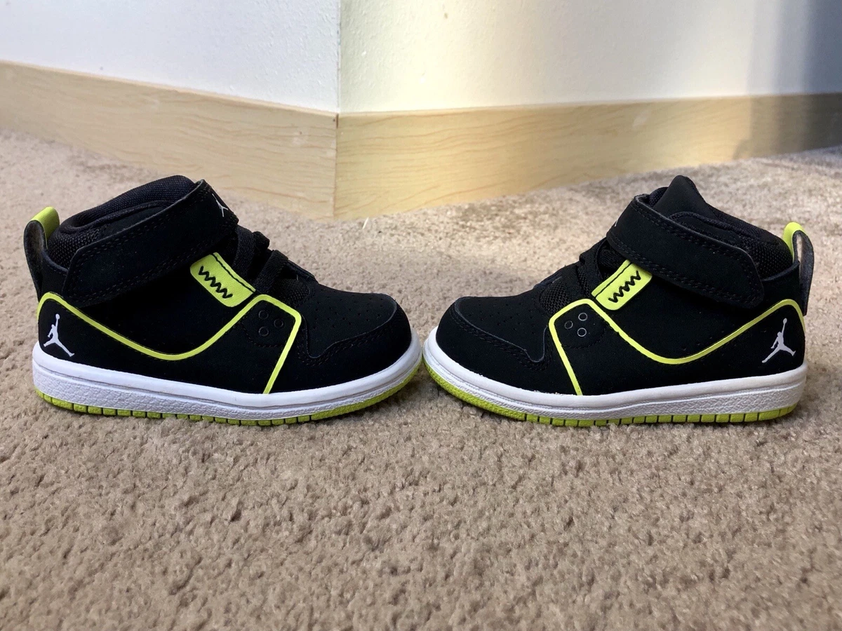 toddler black and yellow jordans