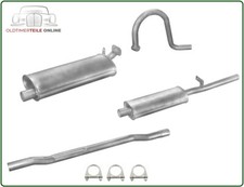 Auspuffanlage für Wolga Gaz 24 / 2,5 105PS Mitteltopf Endschalldämpfer Auspuff