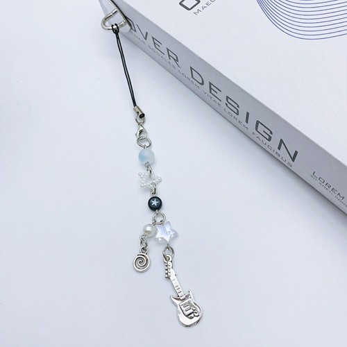 Bow Pink Guitar Phone Chain Guitar Cell Phone Strap Telephone Decor - 第 11/18 張圖片