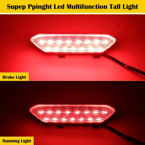 For Yamaha YFZ450R 2009-2018 Raptor 700 2006-2018 Brake Tail Light Rear Lamp LED - Foto 4 di 16