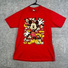 Vintage Velva Sheen Mickey Mouse Tshirt Size Large USA Made