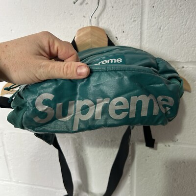 Supreme NY Box Logo Cordura Waist Bag Fanny Pack “Teal” FW17 | eBay