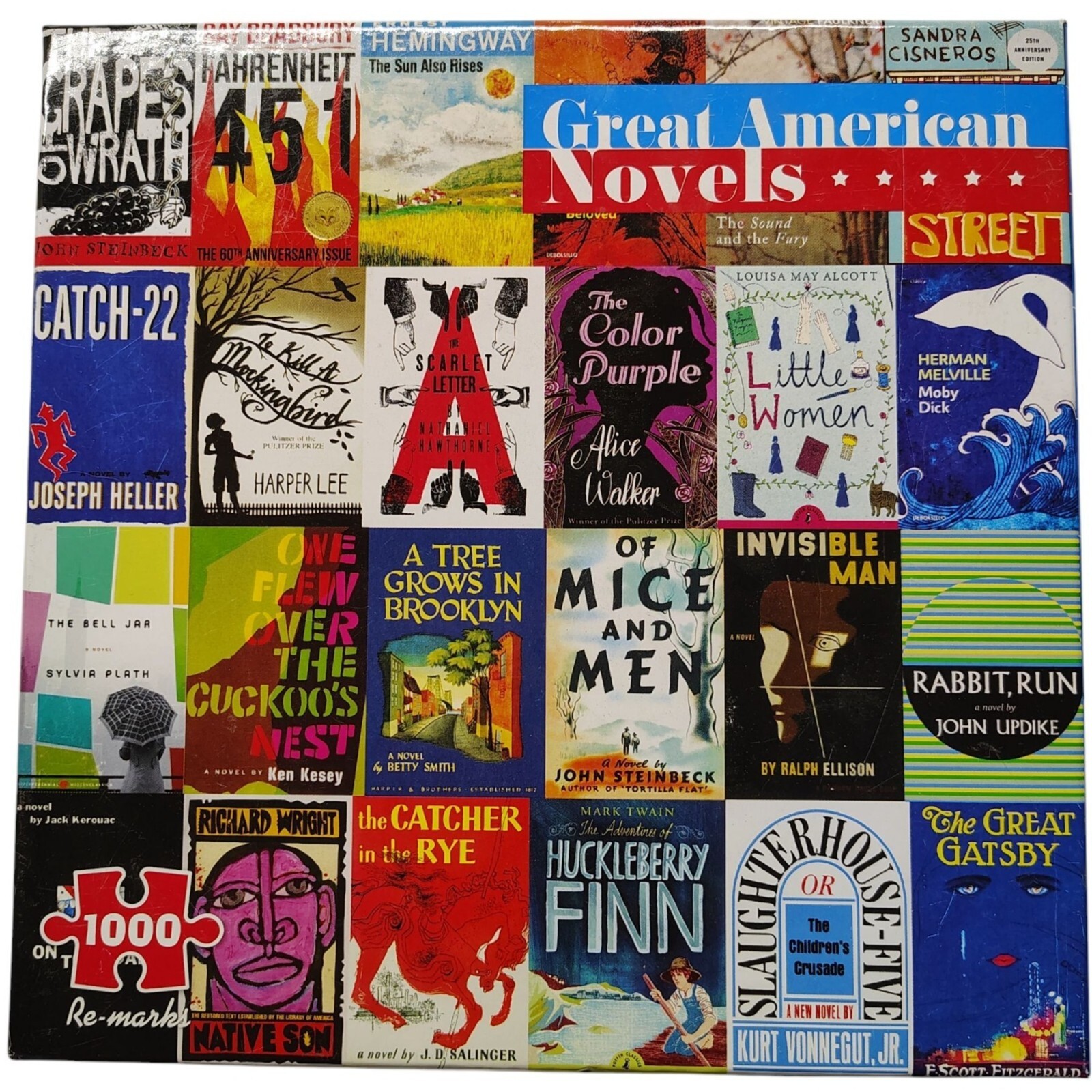 Re-Marks Jigsaw Puzzles Great American Novel 1000-piece