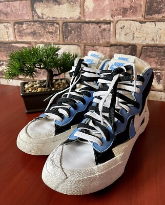 Nike Blazer Mid Sacai Black Blue Size US5.5 EUR38 BV0072-001 | eBay Nike Blazer Mid Sacai Black Blue Size US5.5 EUR38 BV0072-001 | eBay