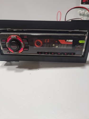 sony cdx 4000x am fm radio cd stero unit 1 din WORKS GREAT - Picture 7 of 24