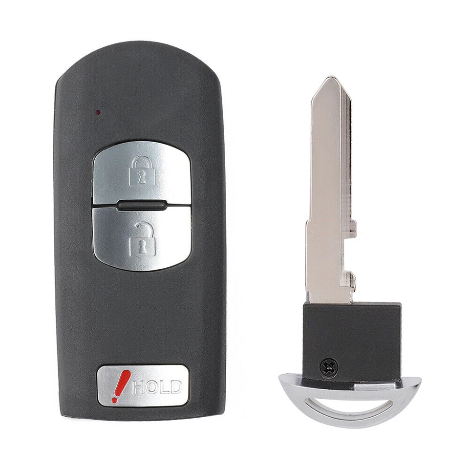 Nueva llave inteligente WAZX1T768SKE11A03 para 2010 11 12 2013 Mazda 3 5 puertas con llave astillada Foto 3 de 4