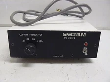 SPECTRUM 921 FILTER CUT OFF FREQUENCY .01 .02 .05 .1