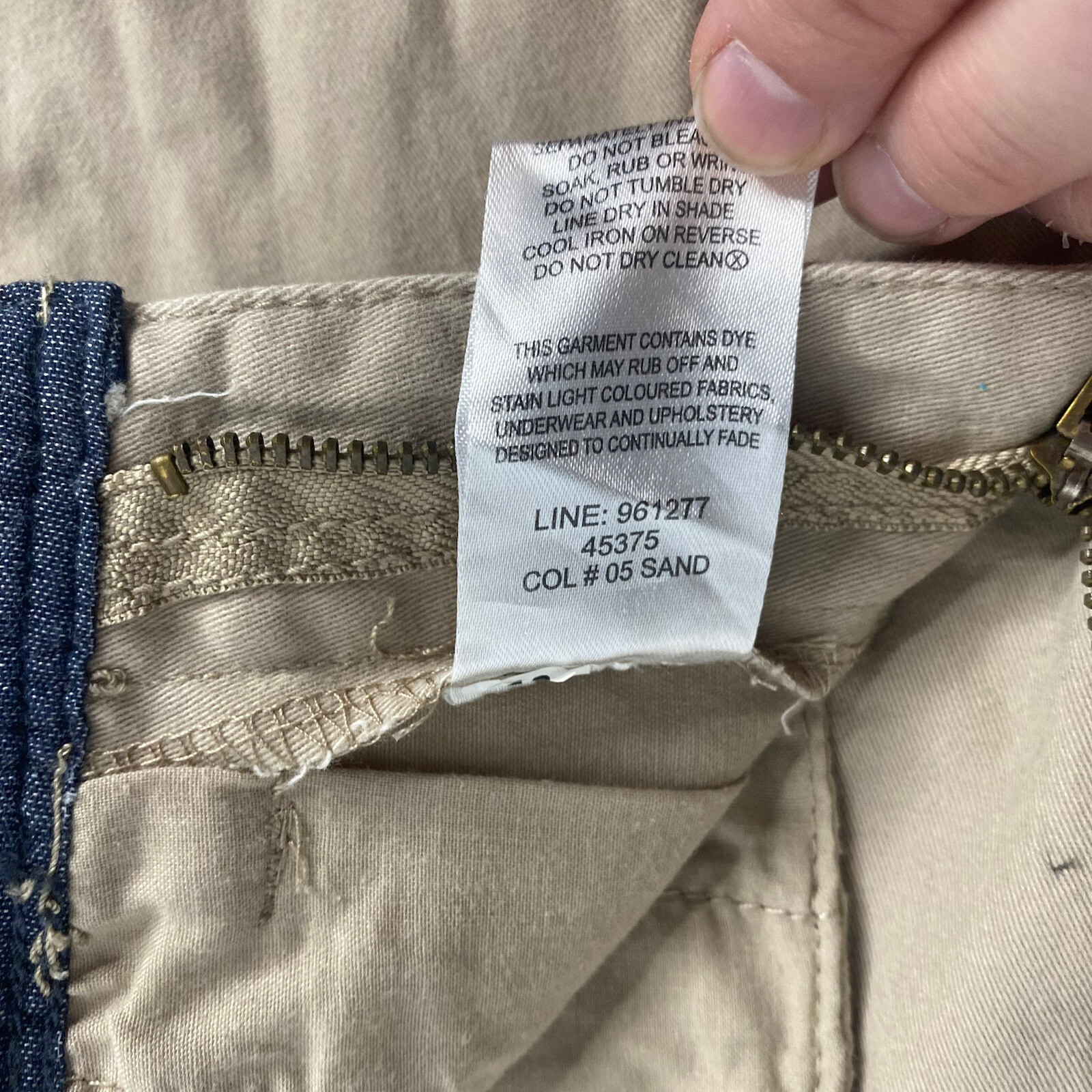 Mens Jay Jays Brand Stretch Zip Front Chino Shorts Ca… Gem