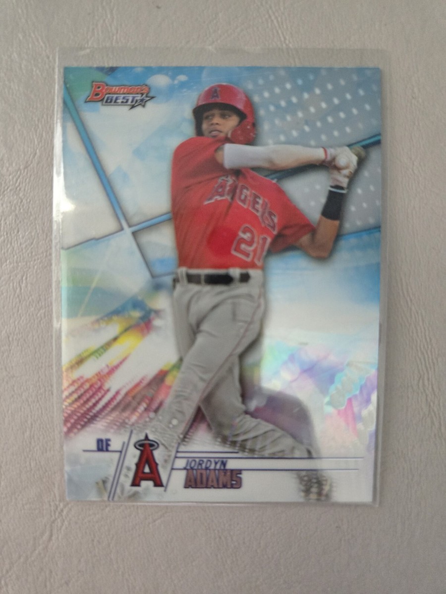2018 Bowman's Best Jordyn Adams #TP-26 Los Angeles Angels Chrome