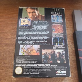 TOTAL RECALL NINTENDO NES PAL A COMPLETO + COVER 