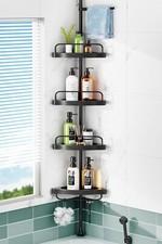 Shampoo Storage Organizer - Telescopic Pole Shower Rack