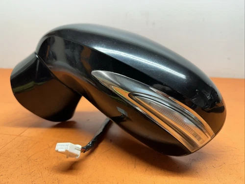 2010 2011 2012 LEXUS ES350 LEFT DRIVER SIDE DOOR MIRROR BLACK OEM TURN SIGNAL