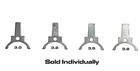 Feinwerkbau Air Pistol ''TALL'' Front sight blade insert (metal) #1600.9xx.x
