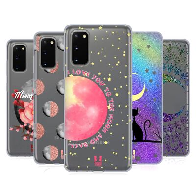 HEAD CASE DESIGNS MOND DARSTELLUNGEN SOFT GEL HANDYHÜLLE FÜR SAMSUNG HANDYS 1