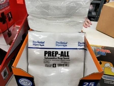 MDI 93128 Prep-All Pro Series Wipers Virtually Lint-Free Towel 25 per pack 12X13