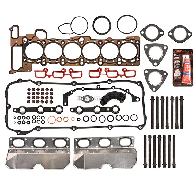 Conjunto de parafusos de junta de cabeça ajuste 01-06 BMW 325i 530i X3 X5 Z4 2.5 e 3.0 DOHC 24V M54 - Imagem 2 de 4