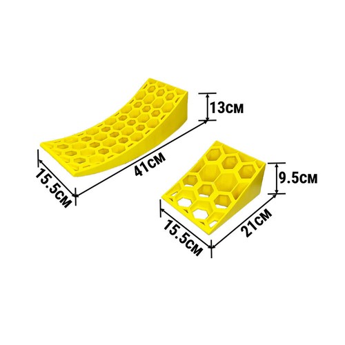 2 Packs Camper Leveler Kit RV Chock Leveling Block Ramp Caravan Trailer Motorhom - Picture 8 of 8