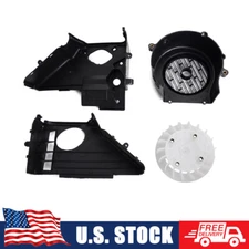 Complete Air Cooling Shroud Assembly w/ fan For GY6-Style 150cc Engines Buggy's