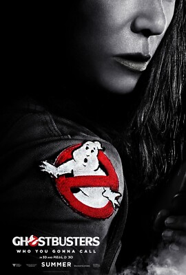 2016 Ghostbusters Movie Poster 11X17 Kristen Wiig Melissa McCarthy Slimer   