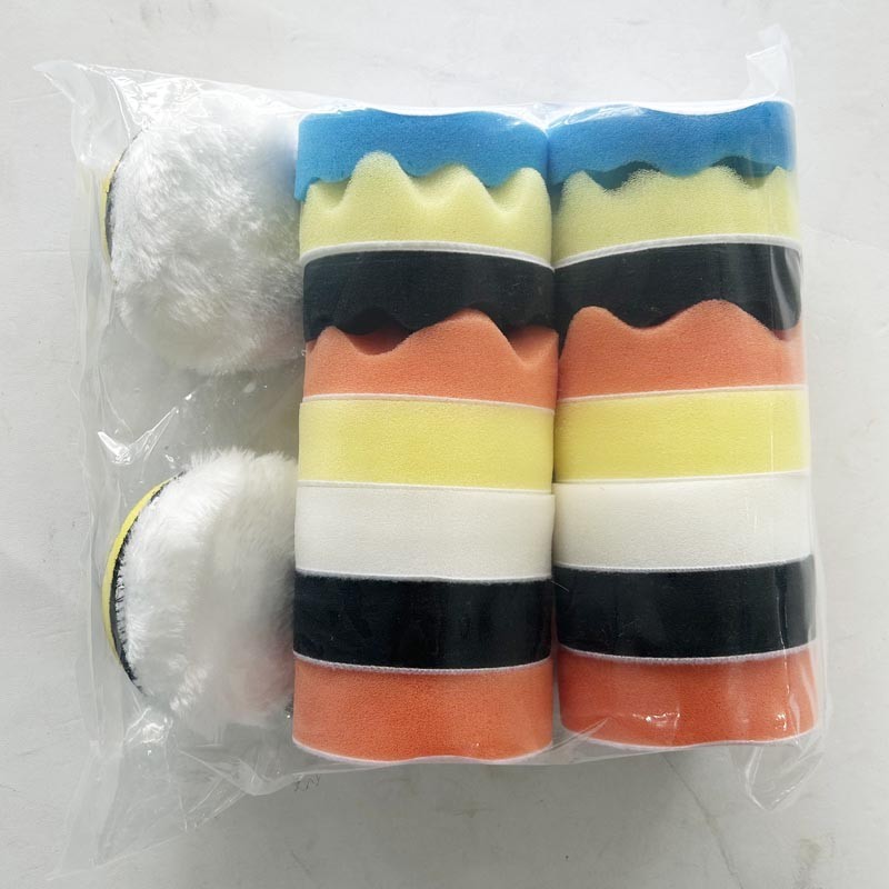 22pc 3''Waxing Foam Polisher Kit for Drill Car Buffing Pads Polishing Sponge Set