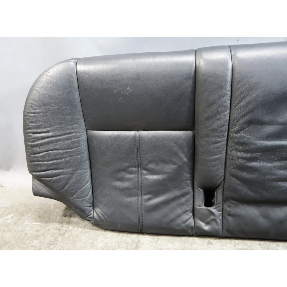 Cojín de banco inferior asiento trasero BMW E39 97-03 serie 5 sedán cuero negro OEM Foto 4 de 4
