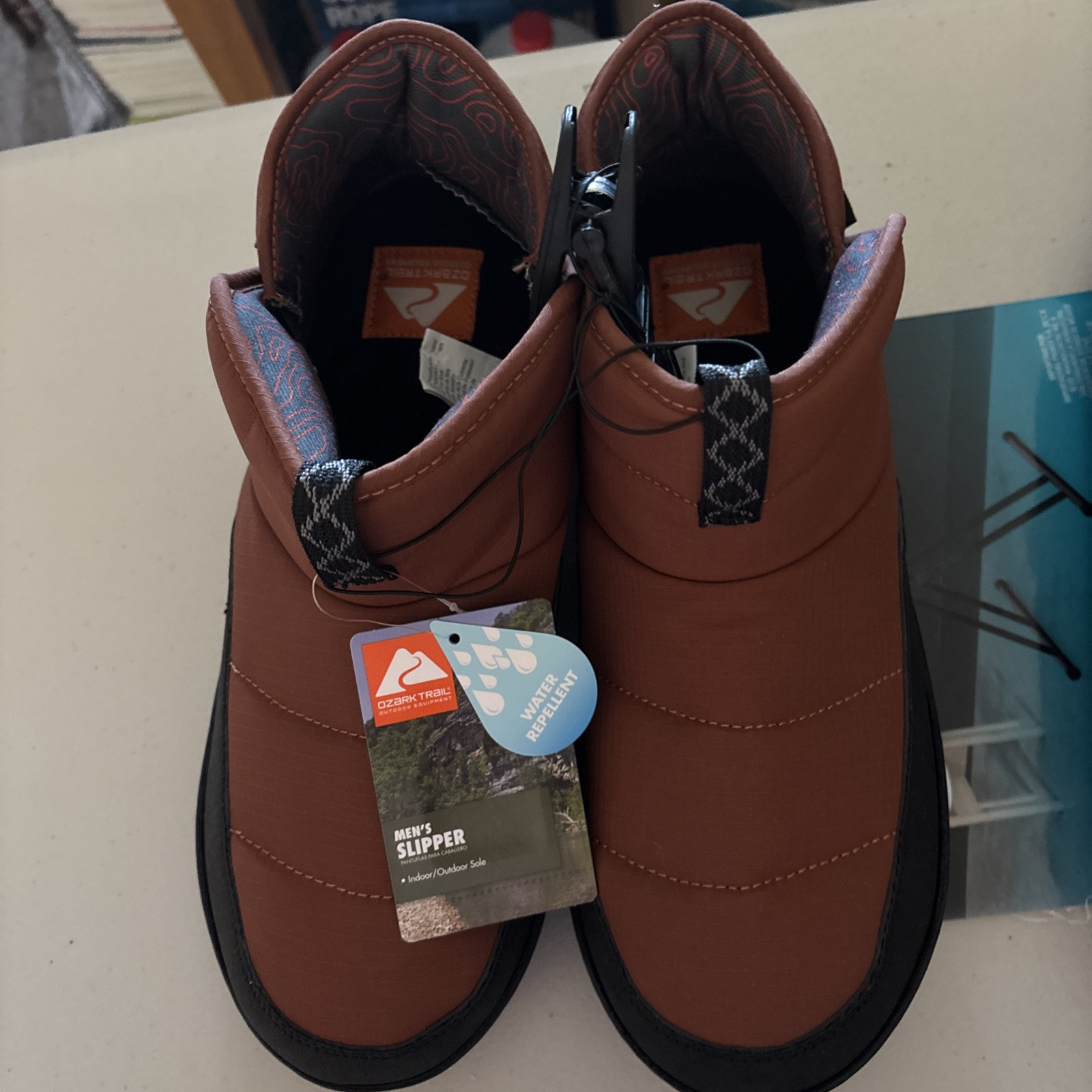 SAOLA Nuove ciabatte Ozark Trail Boot ruggine suola interna esterna uomo taglia 12