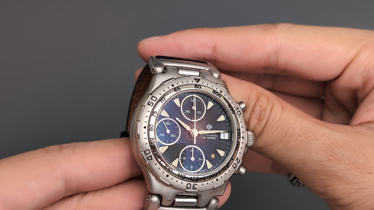 Zodiac Gold Point Automatic Chronograph Men's Watch Ref 406.40.14