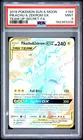 2019 POKEMON SUN & MOON TEAM UP SECRET #184 FULL ART/PIKACHU & ZEKROM GX PSA 9