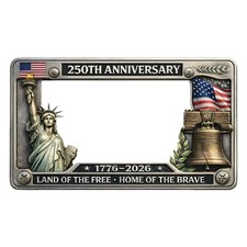 250th Anniversary Commemorative License Plate Frame License Plate Frame Us250th