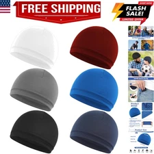 6Pcs Skull Beanie Soft Mens Skull Caps Lightweight Skull Hat Stretchy Helmet ...