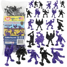 TimMee Processed Plastic LEGENDARY BATTLE Tim Mee FANTASY Purple Black Figures