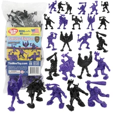 TimMee Processed Plastic LEGENDARY BATTLE Tim Mee FANTASY Purple Black Figures