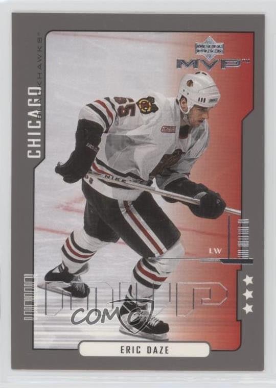 2000-01 Upper Deck MVP Third Star Eric Daze #42 2d8