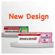 Blend-a-Dent Denture Complete Adhesive Cream: STRONG HOLD- FREE SHIPPING