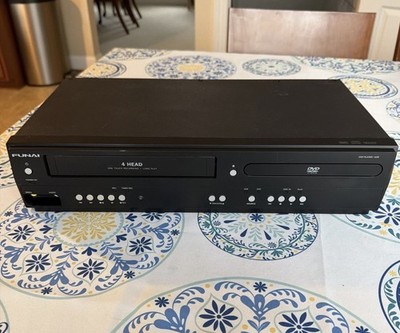 Funai DV220FX4 DVD VCR Combo VHS Recorder Tested Works