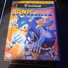 Sonic Gems Collection Nintendo GameCube -Cib (cover damage)