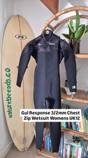 Gul Response 3/2mm Chest Zip Wetsuit Womens UK12