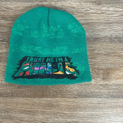 Teenage Mutant Ninja Turtles Green Knit Beanie Trust Me Im A Ninja Snow Hat Warm