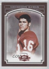 2006 Donruss Threads College Gridiron Kings Red Framed 76/100 Jim Plunkett 0a1