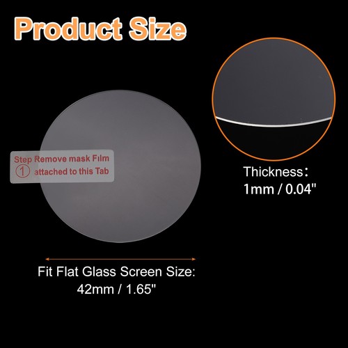 5 pièces protections d'écran en verre pour montre 42 mm de haut AL verre trempé - Photo 2 sur 7