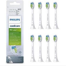 Two 4-Packs W2 for Philips Sonicare DiamondClean Toothbrush Heads 8 pcs - White