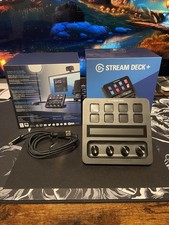 Elgato Stream Deck Plus Black Audio Mixer, Production Console for Mac  PC